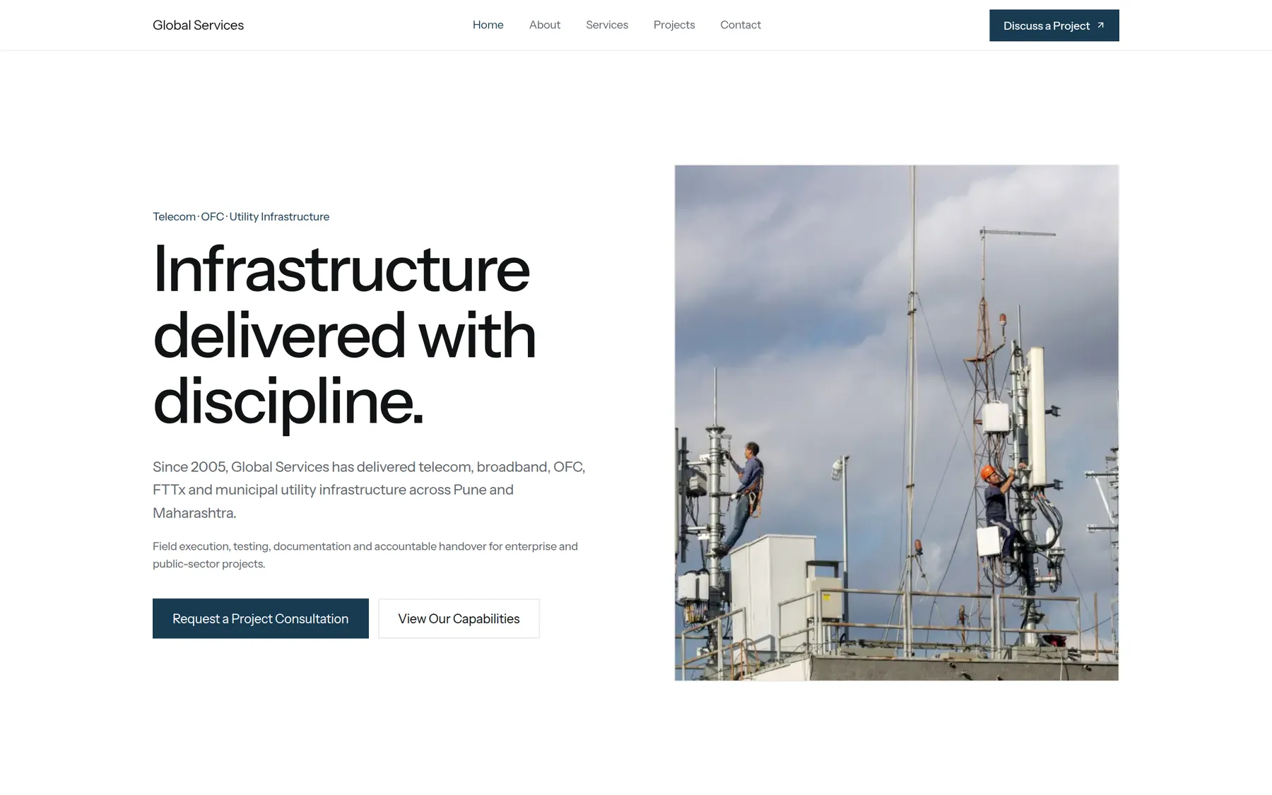 Global Services website